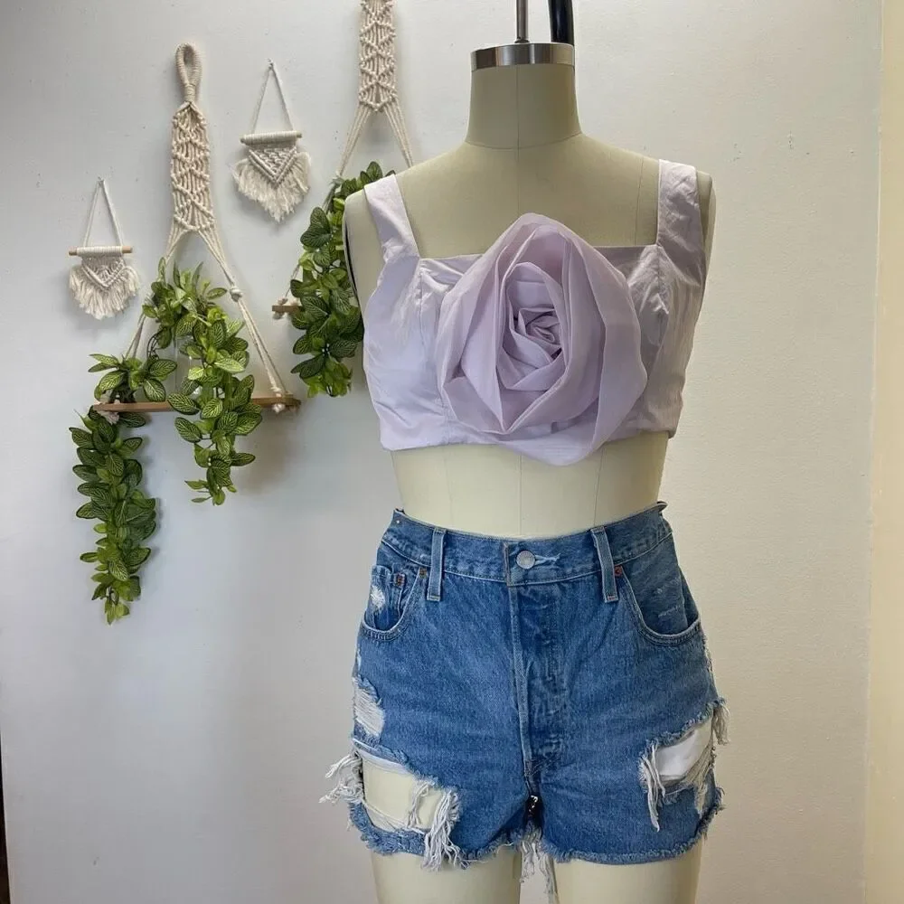 Free People Tank Flower Blouse